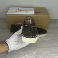 Christian Louboutin Sneakers, Herre Pik Boat 'Grøn' Bosco Metal (42.5) 😶🌫️