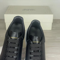 Alexander McQueen Sneakers, Herre 'Sort' Læder Oversized (43.5) 💂🏽♂️