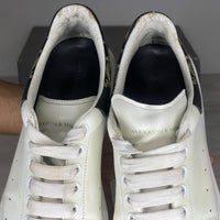 Alexander McQueen Sneakers, 'Hvid Læder' Flower Oversized (42) 🍌