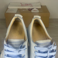 Christian Louboutin Sneakers, Herre 'Blå' Sky Metal Junior Spikes (44.5) 🥶