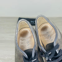 Lanvin Sneakers, Herre 'Elephant Grey' Lak Toe (41) 🎉
