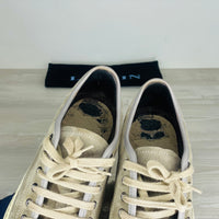Lanvin Sneakers, 'Beige' Ruskind Mat Toe (40) 🫡