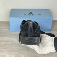 Lanvin Sneakers, Herre 'Black' Mat Toe (40)