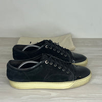 Lanvin Sneakers, Herre 'Navy Suede' Lak Toe (43) 😦