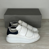 Alexander McQueen Sneakers, 'Hvid Læder' Oversized (37)🕊️