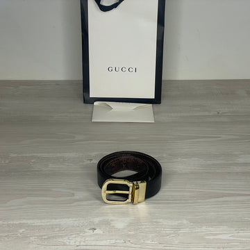 Gucci Bælrte, Kvinde 'Sort / Brun' Reversible (80 / 30) 🤎