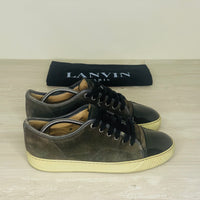 Lanvin Sneakers, Herre 'Elephant Grey' Lak Toe (41) 🎉
