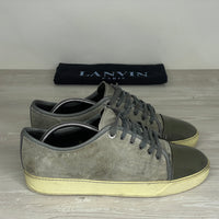 Lanvin Sneakers, Herre 'Grå' Ruskind Lak Toe (43) 🩶