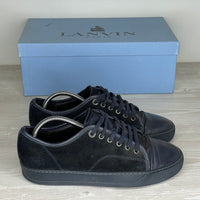 Lanvin Sneakers, Herre 'Navy / Mørke Blå' Sort Ruskind Mat Toe (39) 🚎