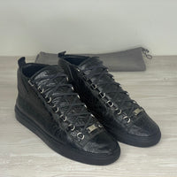 Balenciaga Sneakers, Herre 'Sort' Arena High Tops (43) ♟️