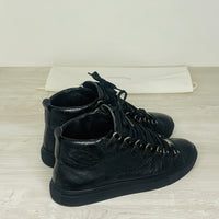 Balenciaga Sneakers, 'Sort' High Læder Arena (40)