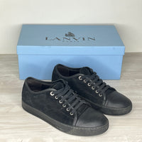 Lanvin Sneakers, Herre 'Black' Mat Toe (40)