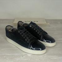 Lanvin Sneakers, Herre 'Sort' Ruskind Lak Toe (43) ⛳️