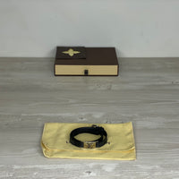 Louis Vuitton Armbånd, Herre Sign It 'Sort' LV Damier Canvas Læder (OneSize) 🎩