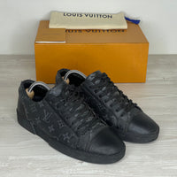 Louis Vuitton Sneakers, Herre Match Up 'Sort' Læder Canvas (40.5) ❗️