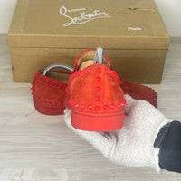 Christian Louboutin Pik Boat, Herre 'Red' (40)