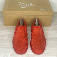 Christian Louboutin Pik Boat, Herre 'Red' (40)