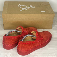 Christian Louboutin Pik Boat, Herre 'Red' (40)
