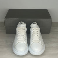 Alexander McQueen Sneakers, Herre 'Hvid' Ruskind Blå Hæl Oversized (39) 🔵