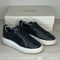 Alexander McQueen Sneakers, Herre 'Sort' Læder Oversized (40) 🪩