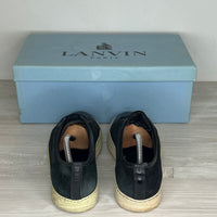 Lanvin Sneakers, Herre 'Black Suede' Lak Toe (39) 🪝