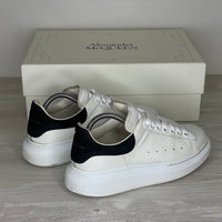 Alexander McQueen Sneakers, 'Hvid Læder' Oversized (38.5) 🐼
