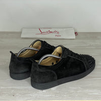 Christian Louboutin Sneakers, Herre 'Sort' Ruskind Junior Spikes (43) 😋