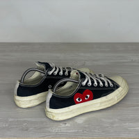 Comme Des Garçons Play X Converse Sneakers, 'Sort Stof' Chuck Taylor Low (37.5) 🧁
