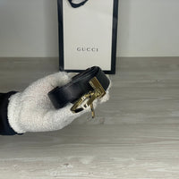 Gucci Bælte, 'Sort / Brun' Reversible (80 / 30) 🤎