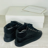 Balenciaga Sneakers, 'Sort' High Læder Arena (39)