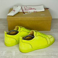 Christian Louboutin Sneakers, 'Neon Grøn / Sulfure' Rantulow Orlato Flat Suede (41)