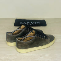 Lanvin Sneakers, Herre 'Elephant Grey' Lak Toe (41) 🎉