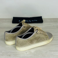Lanvin Sneakers, 'Beige' Ruskind Mat Toe (40) 🫡