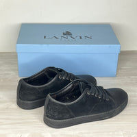 Lanvin Sneakers, Herre 'Black' Mat Toe (40)