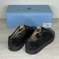 Lanvin Sneakers, Herre 'Sort / All Black' Ruskind Lak Toe (44) ♣️