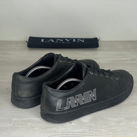 Lanvin Sneakers, Herre 'Sort' Læder Lanvin Tekst (44) 🌊