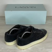 Lanvin Sneakers, Herre 'Sort' Ruskind Lak Toe (40) 🪼