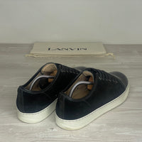 Lanvin Sneakers, Herre 'Sort' Ruskind Lak Toe (43) ⛳️