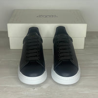 Alexander McQueen Sneakers, Herre 'Sort' Læder Oversized (43.5) 💂🏽♂️