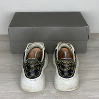 Alexander McQueen Sneakers, 'Hvid Læder' Flower Oversized (42) 🍌