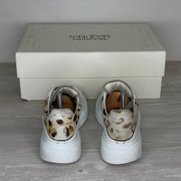 Alexander McQueen Sneakers, 'Hvid Læder' Oversized (38.5) 🚦