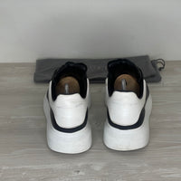 Alexander McQueen Sneakers, 'Sort Læder' Oversized (45) 🫧