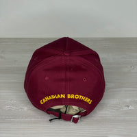 Dsquared2 Cap, Unisex 'Bordeaux Rød' Mountain (Onesize) ⛑️