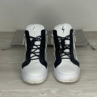 Giuseppe Zanotti Sneakers, Herre 'Hvid / Sort / Blå' KRISS Mid Tops (42) 🥥
