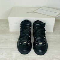 Balenciaga Sneakers, 'Sort' High Læder Arena (39)