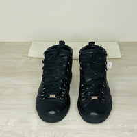 Balenciaga Sneakers, 'Sort' High Læder Arena (40)