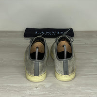 Lanvin Sneakers, Herre 'Grå' Ruskind Lak Toe (43) 🩶