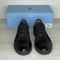 Lanvin Sneakers, Herre 'Sort / All Black' Ruskind Lak Toe (44) ♣️
