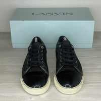 Lanvin Sneakers, Herre 'Sort' Ruskind Lak Toe (40) 🧽
