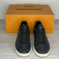 Louis Vuitton Sneakers, Herre 'Sort' Canvas LV Print Luxembourg (43) 🕊️